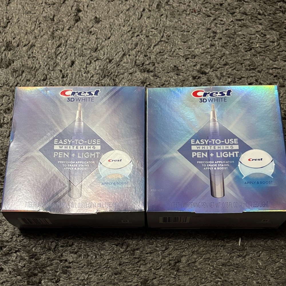 Crest 3D White Whitening Pen and Light Set - Blue and White